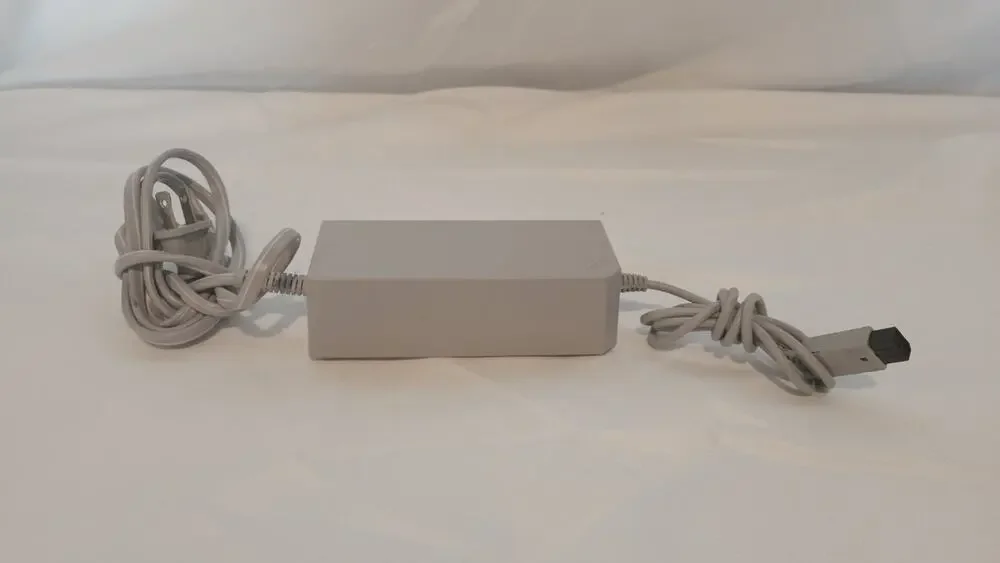 OEM Nintendo Wii AC Power Adapter Supply Cord Genuine Original Official Gray